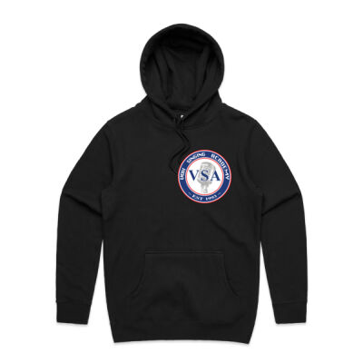 Classic Vox Singing Academy logo on front & back unisex hoodie. Thumbnail